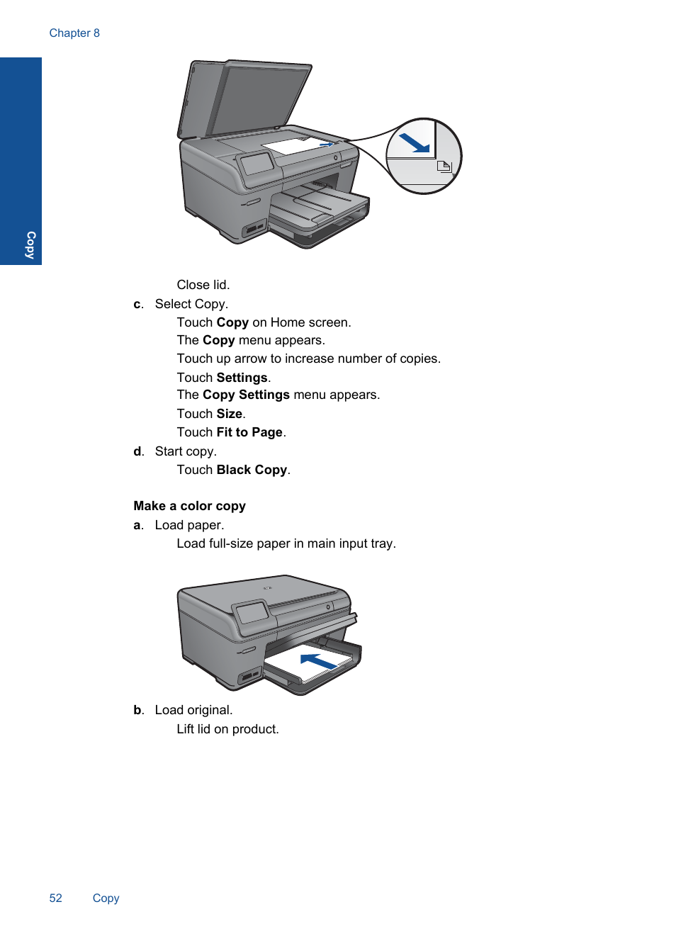 HP PHOTOSMART PLUS B209 User Manual | Page 55 / 135