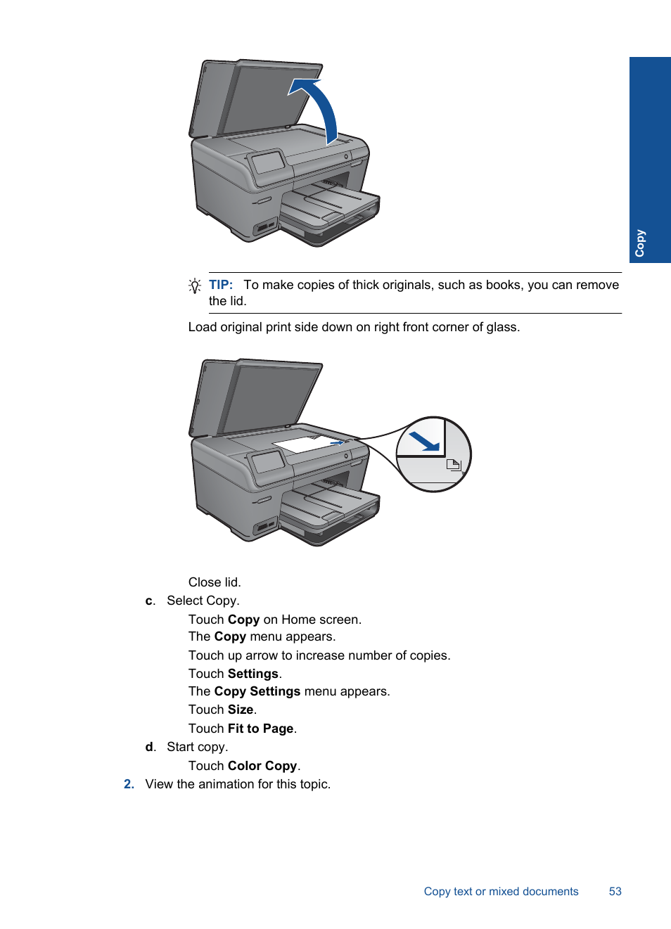 HP PHOTOSMART PLUS B209 User Manual | Page 56 / 135