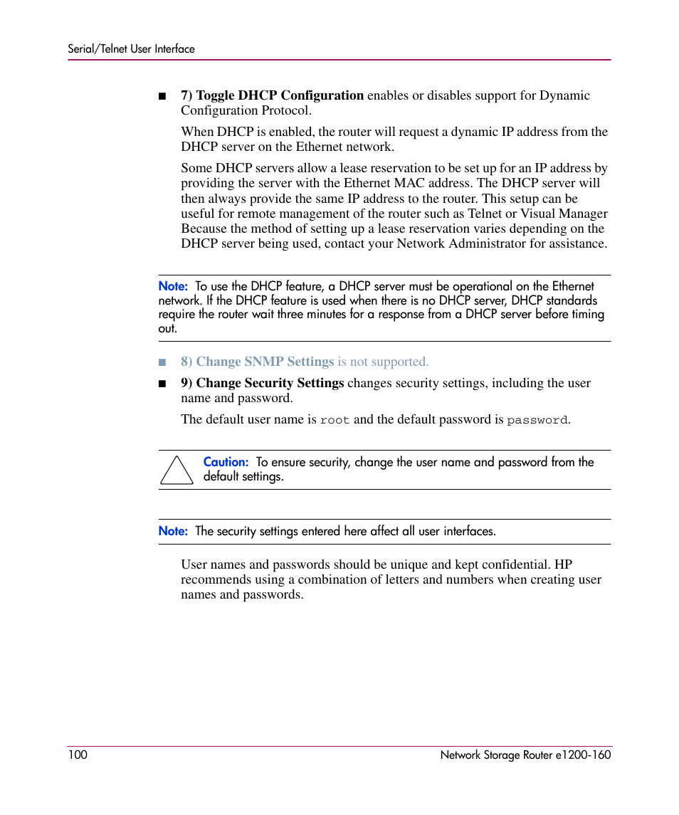 HP e1200-160 User Manual | Page 100 / 200