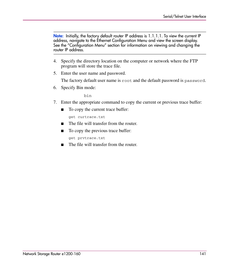 HP e1200-160 User Manual | Page 141 / 200