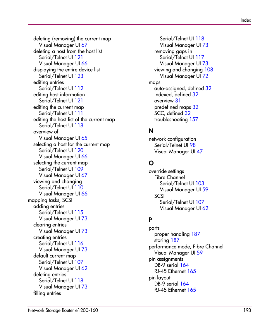 HP e1200-160 User Manual | Page 193 / 200