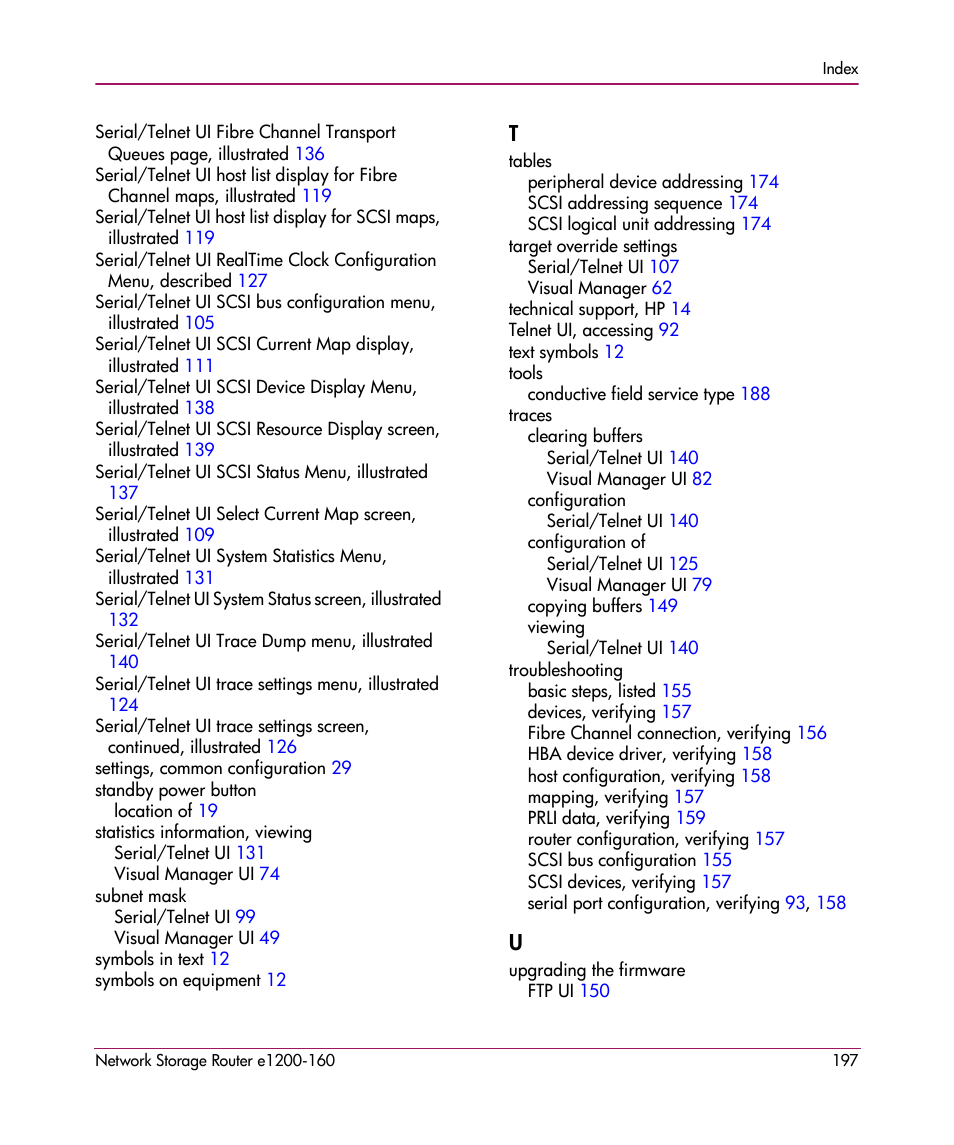 HP e1200-160 User Manual | Page 197 / 200
