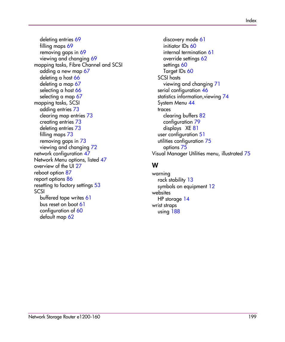 HP e1200-160 User Manual | Page 199 / 200