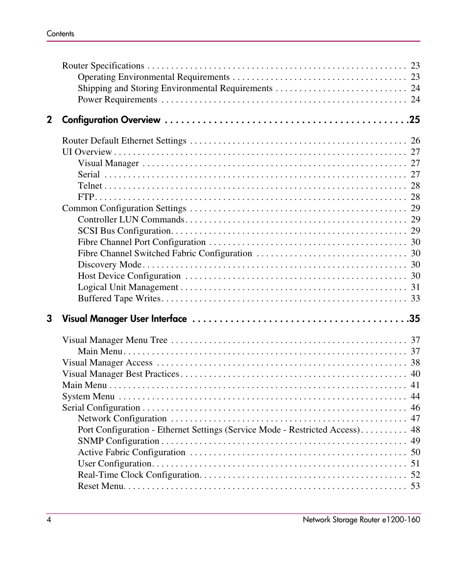 HP e1200-160 User Manual | Page 4 / 200