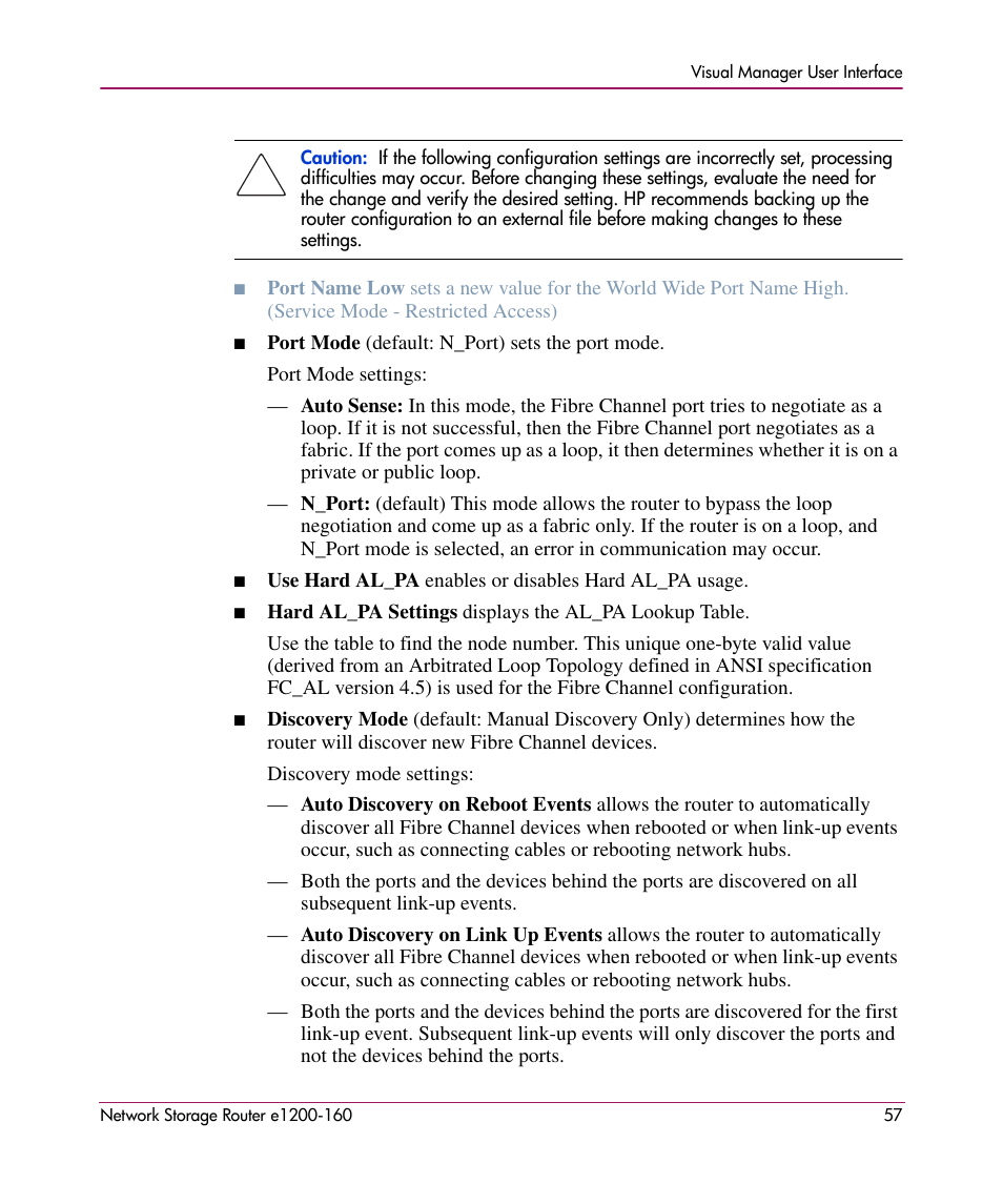 HP e1200-160 User Manual | Page 57 / 200