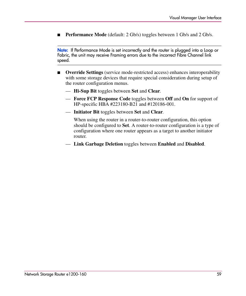 HP e1200-160 User Manual | Page 59 / 200