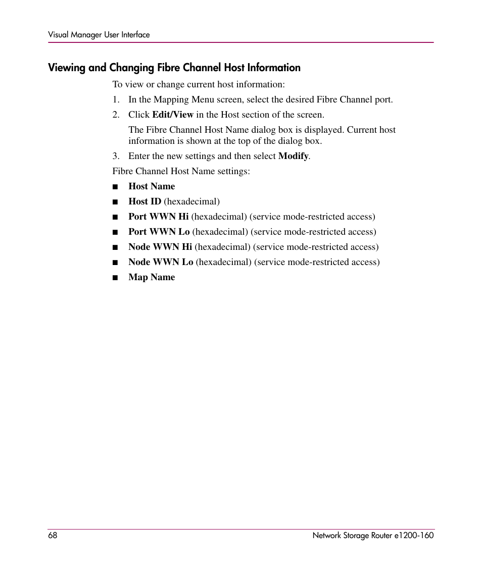 HP e1200-160 User Manual | Page 68 / 200