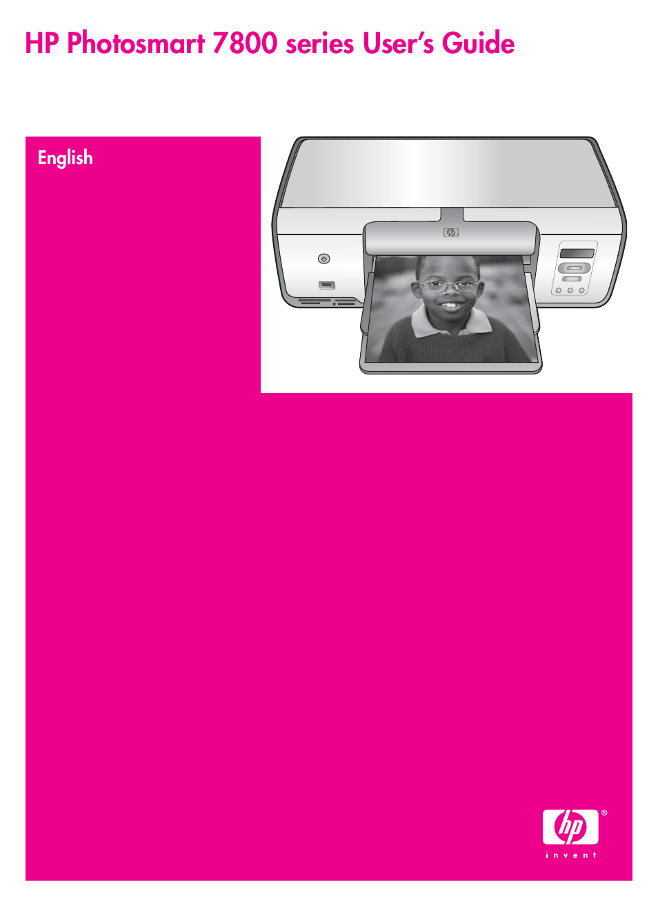 HP 7800 User Manual | 52 pages