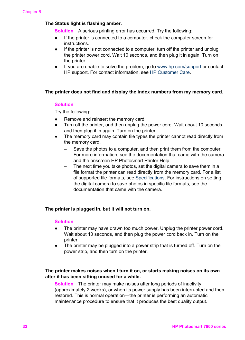 HP 7800 User Manual | Page 35 / 52