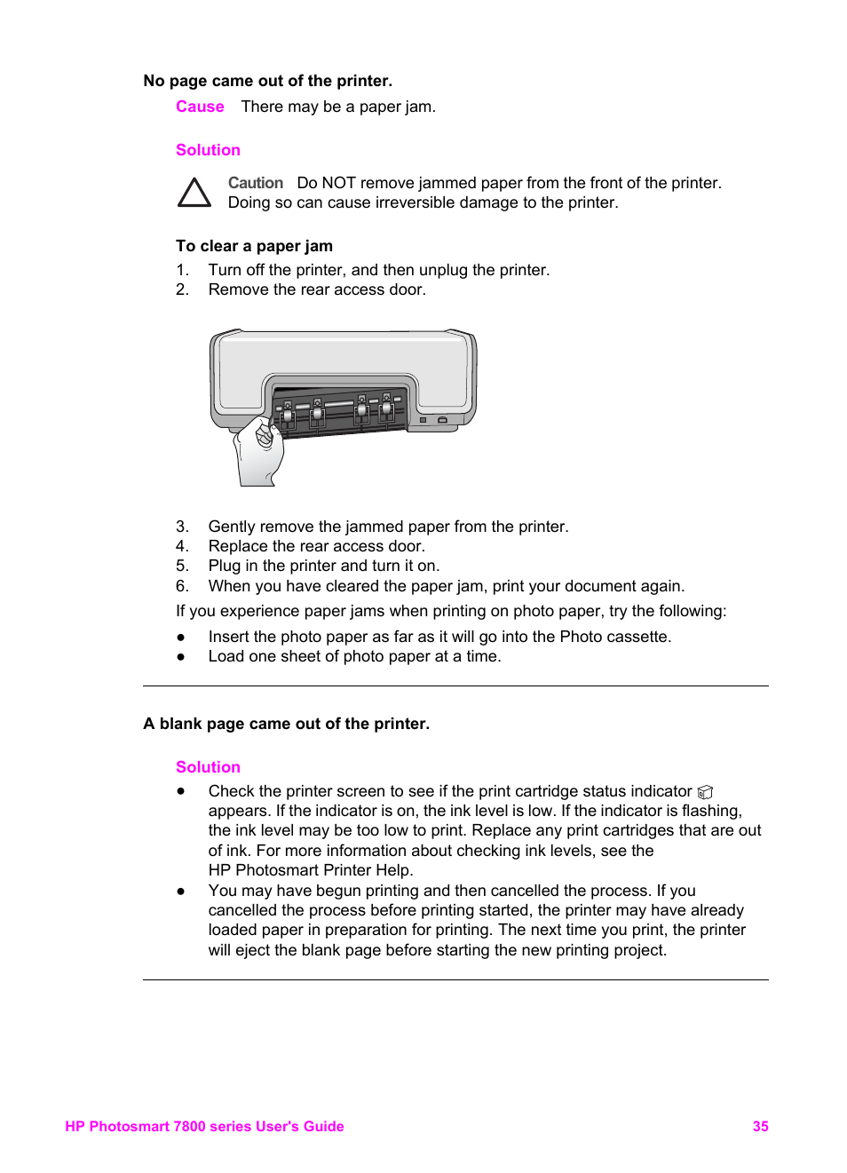 HP 7800 User Manual | Page 38 / 52