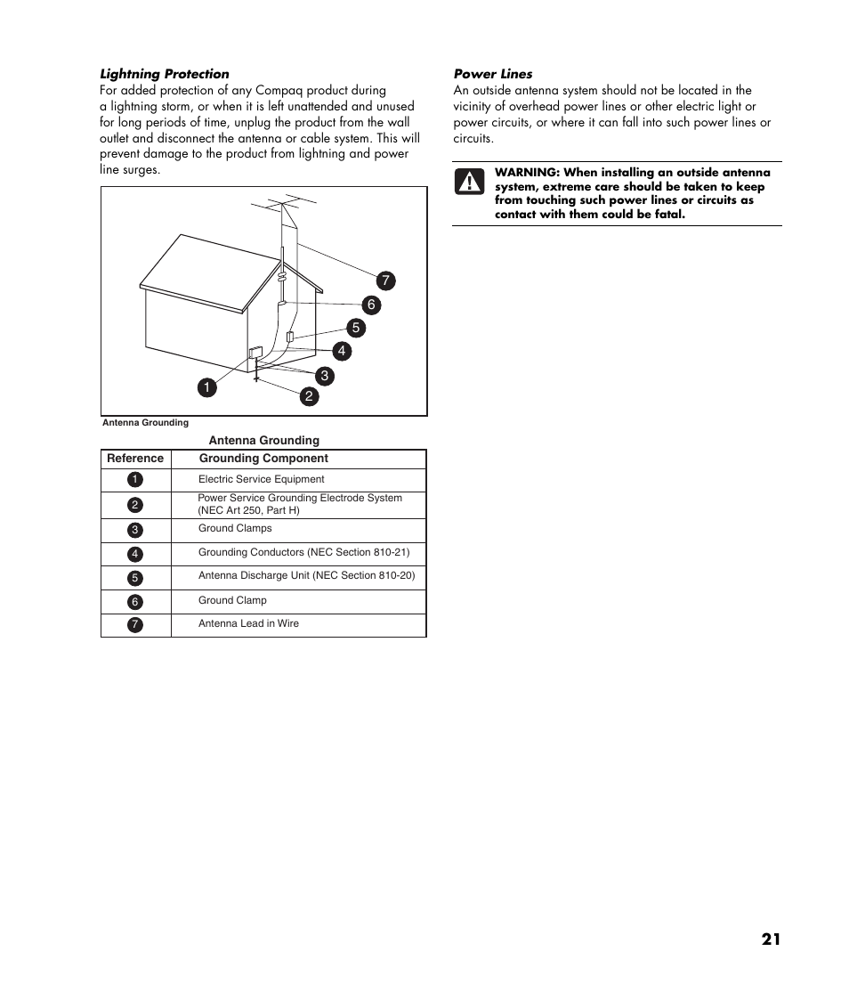 HP Compaq User Manual | Page 21 / 22