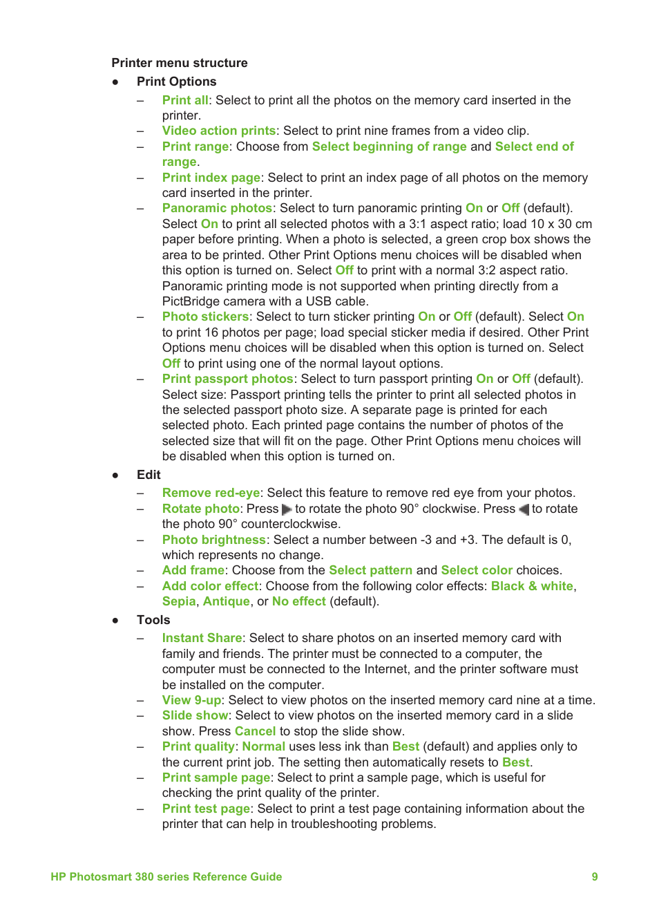 HP 380 User Manual | Page 14 / 39