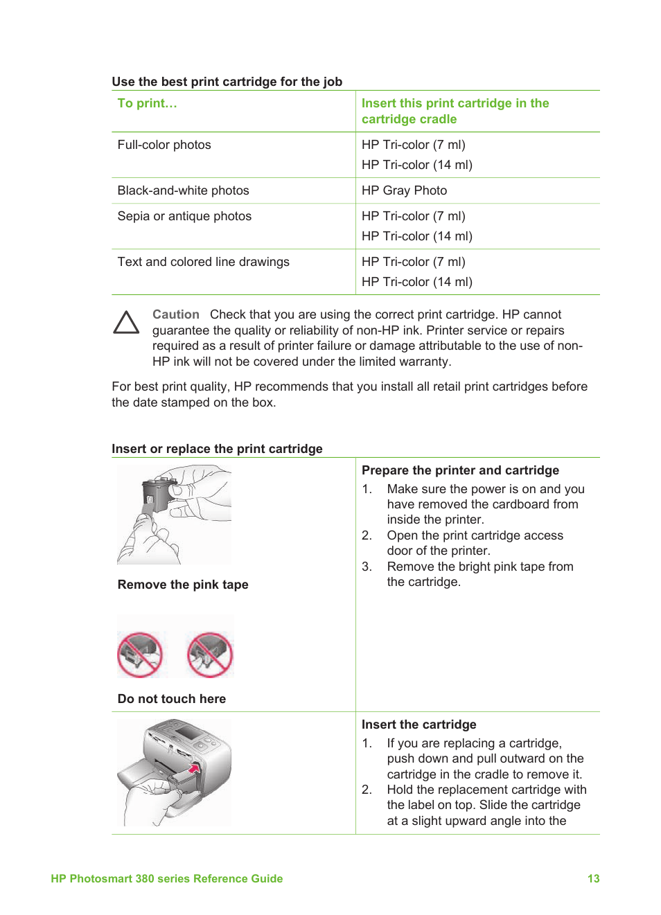 HP 380 User Manual | Page 18 / 39