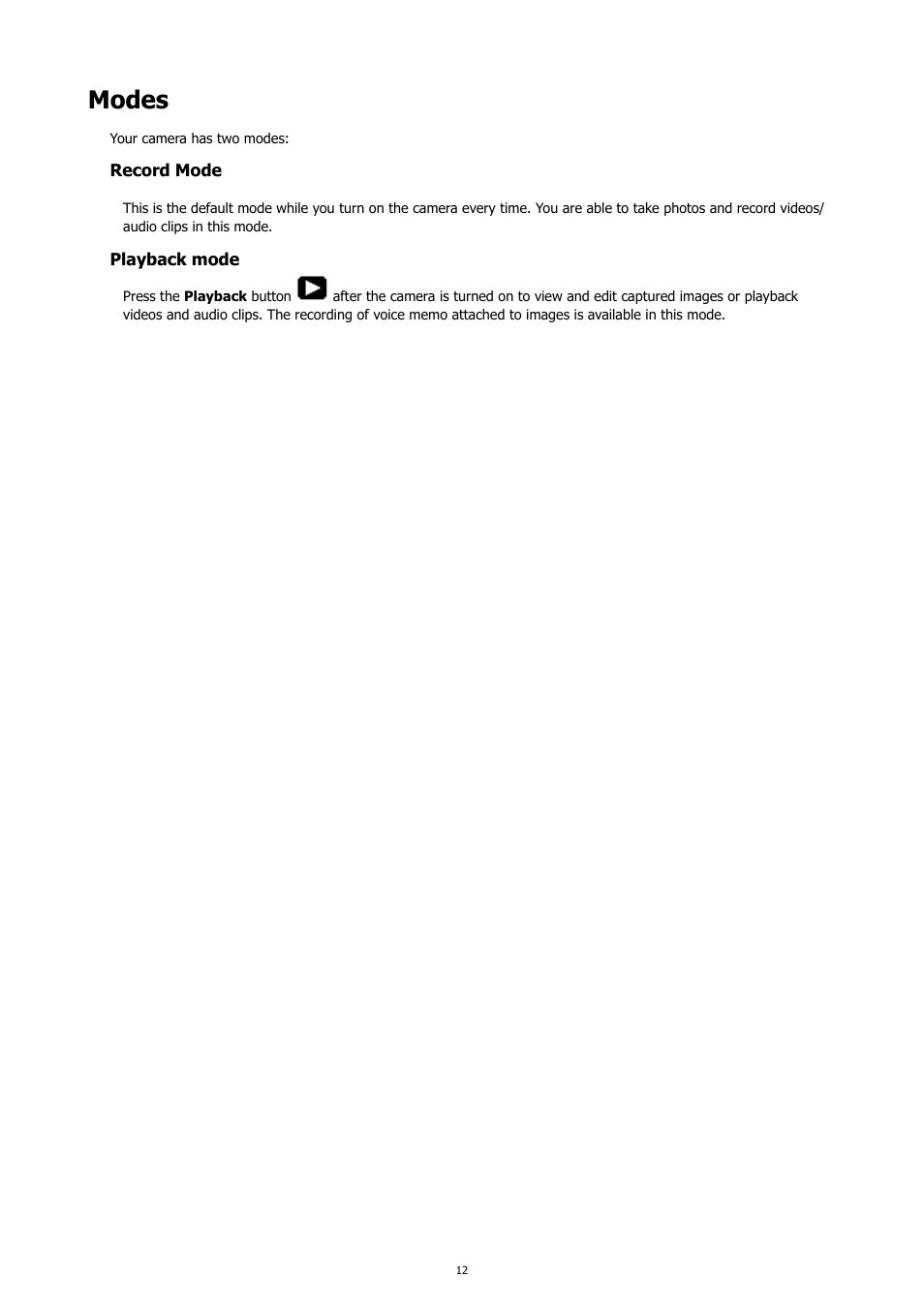 Modes | HP PC460T User Manual | Page 16 / 83