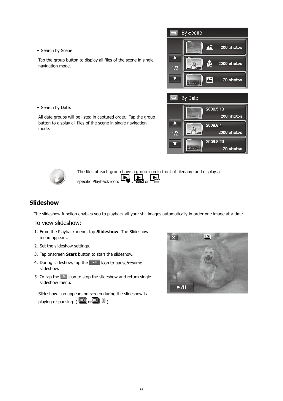 Slideshow | HP PC460T User Manual | Page 60 / 83