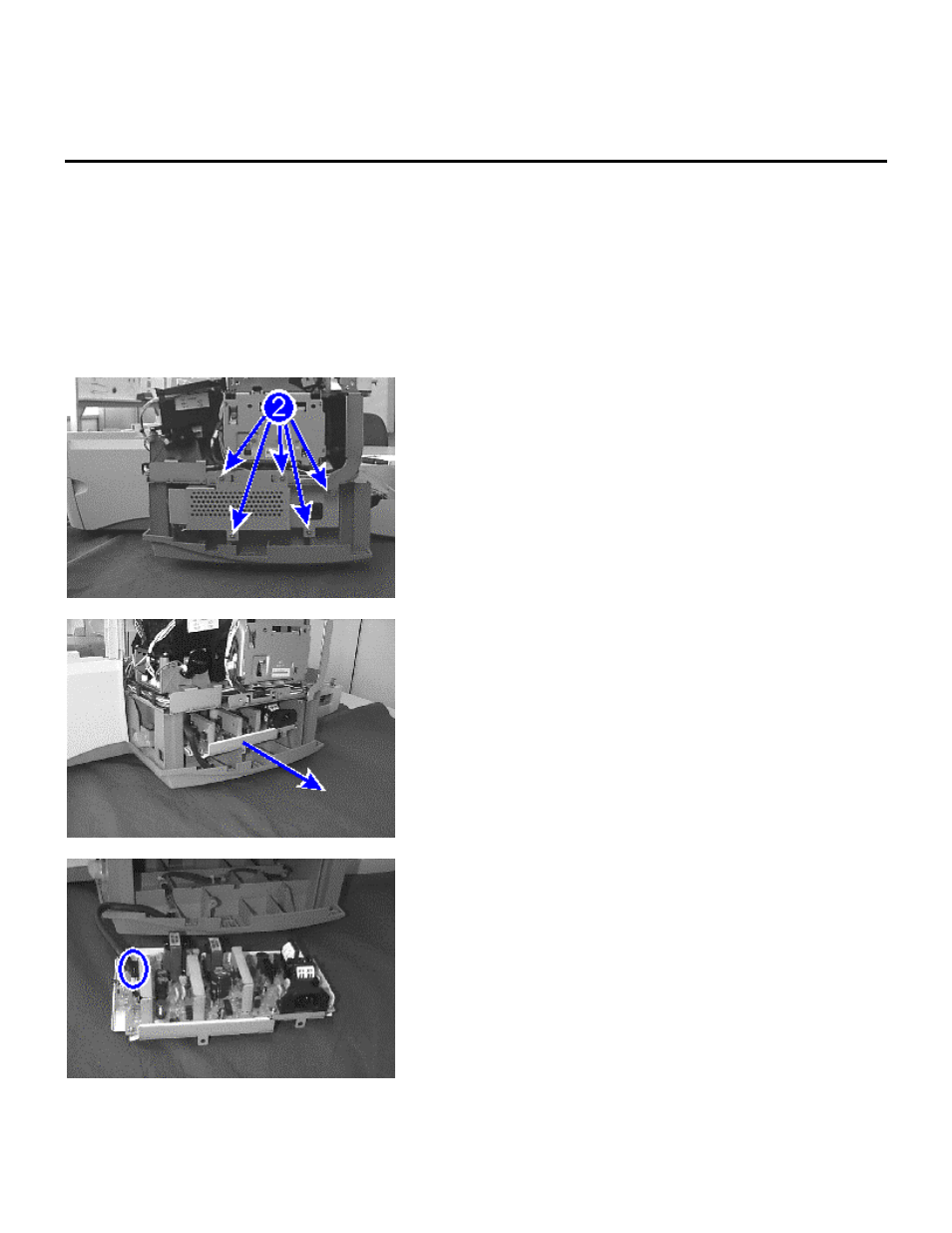 Replacement of parts | HP 2500C Series User Manual | Page 170 / 225