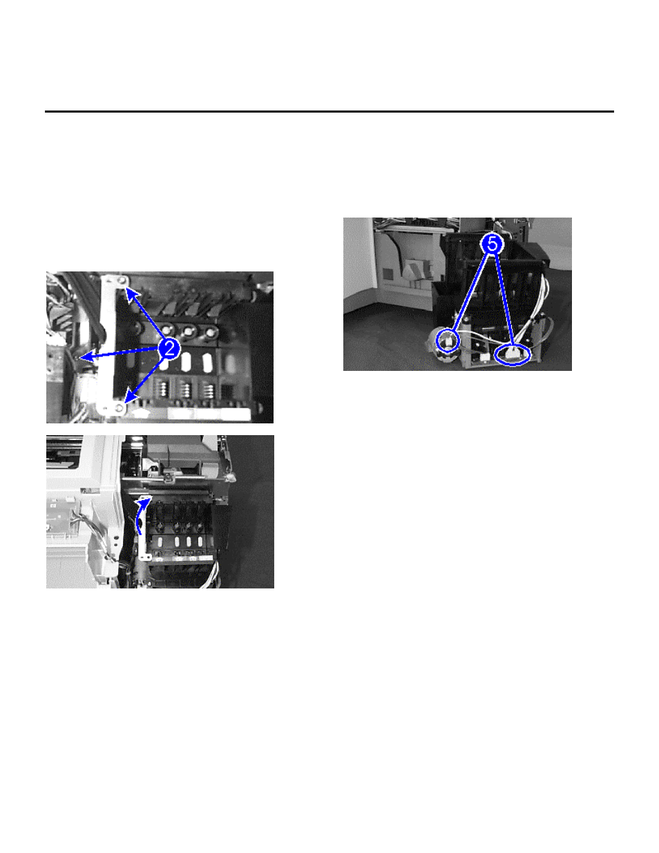 Replacement of parts | HP 2500C Series User Manual | Page 174 / 225