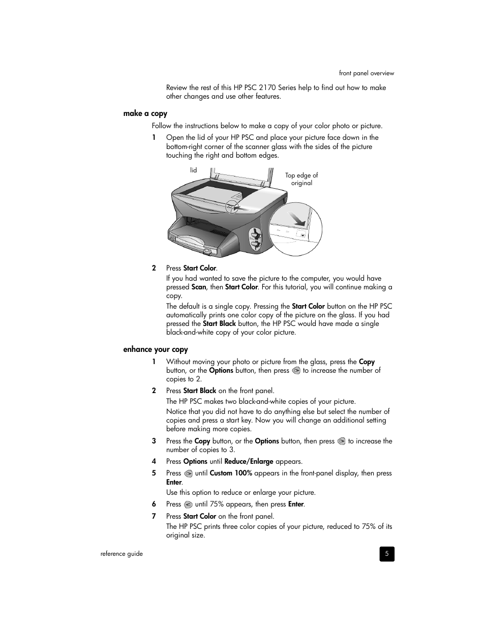 HP 2170 User Manual | Page 11 / 80