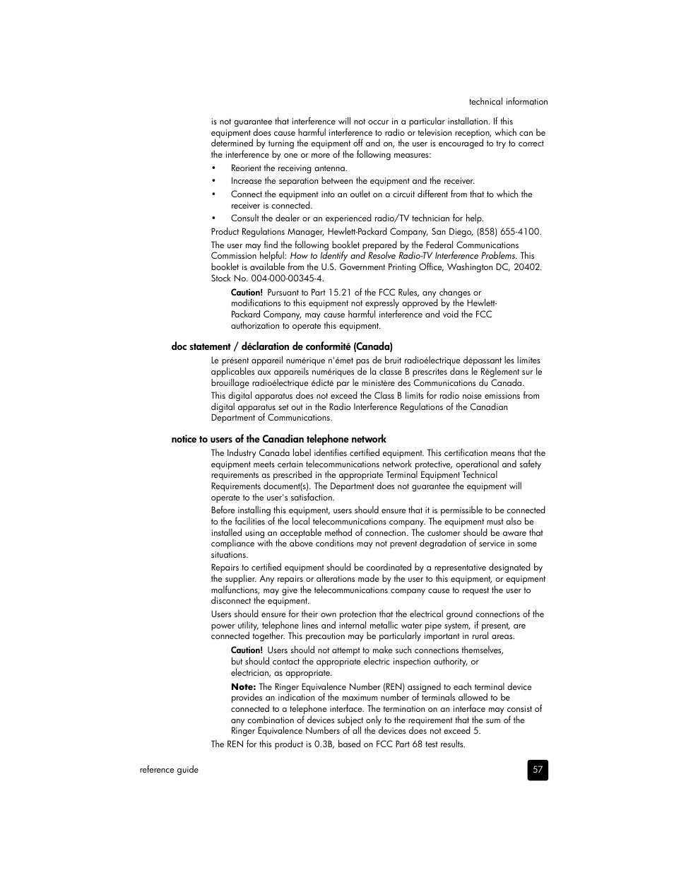 HP 2170 User Manual | Page 63 / 80