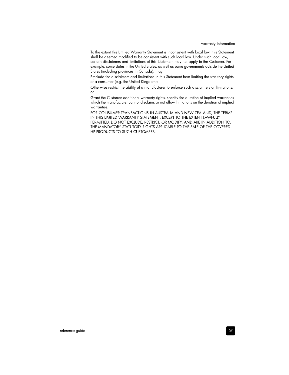 HP 2170 User Manual | Page 73 / 80