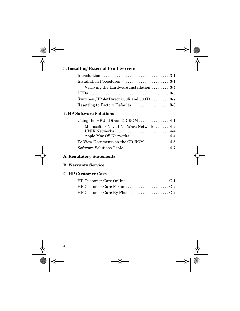 HP 300X User Manual | Page 6 / 64