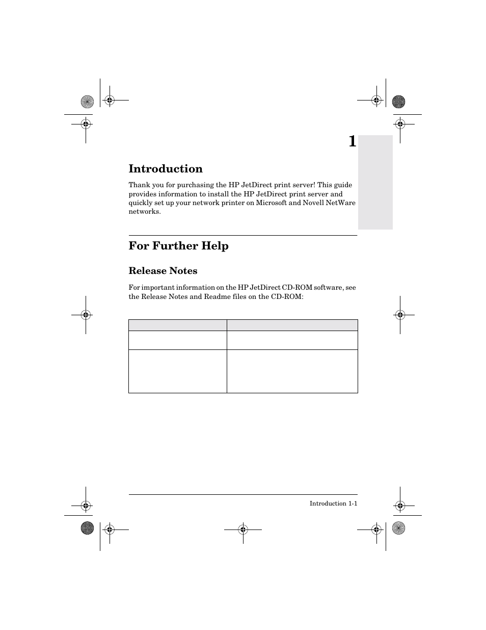 Introduction, For further help, Release notes | For further help -1, Release notes -1 | HP 300X User Manual | Page 7 / 64