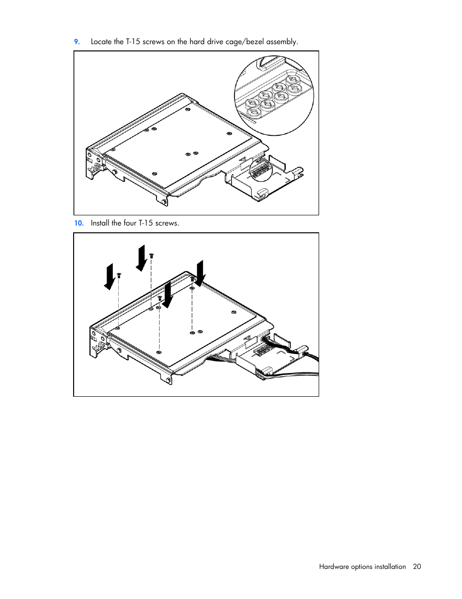 HP BL260c User Manual | Page 20 / 96