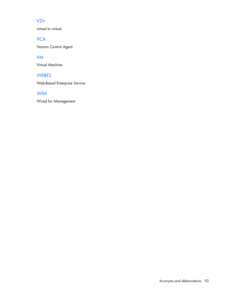 HP BL260c User Manual | Page 92 / 96