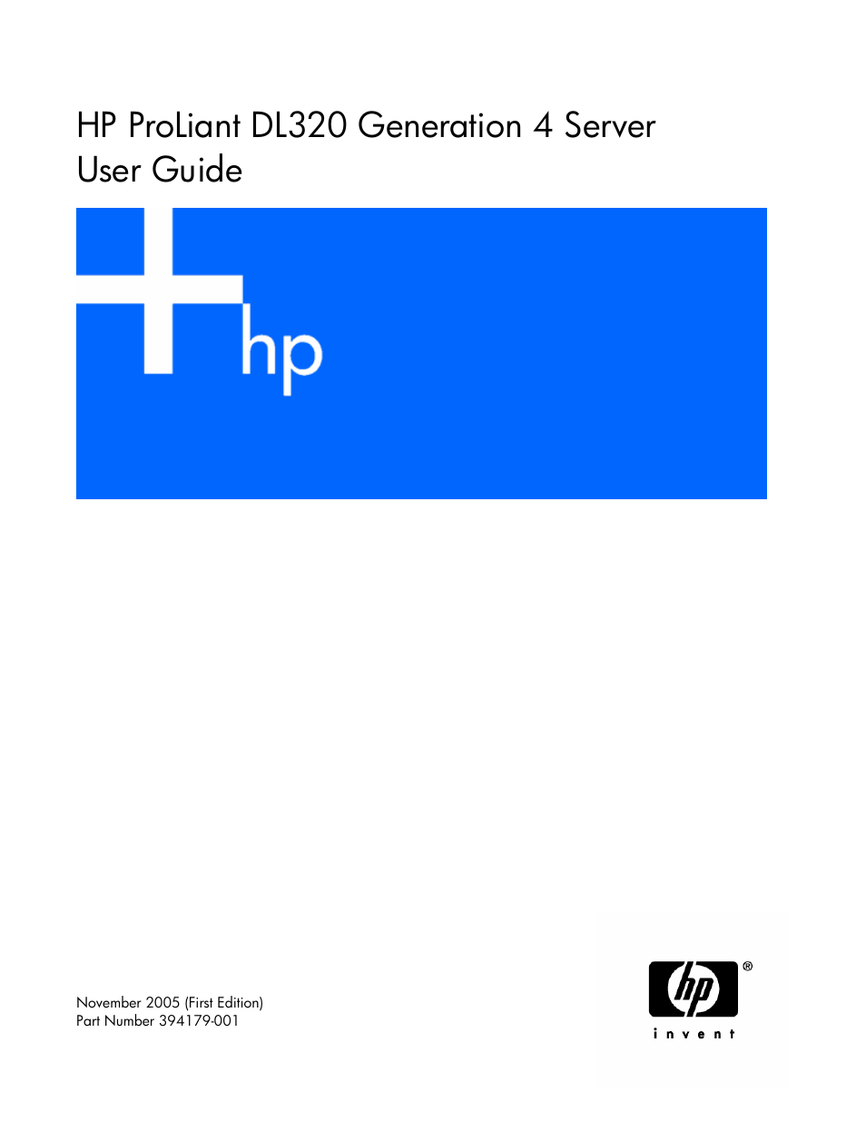 HP AMS DL320 User Manual | 86 pages