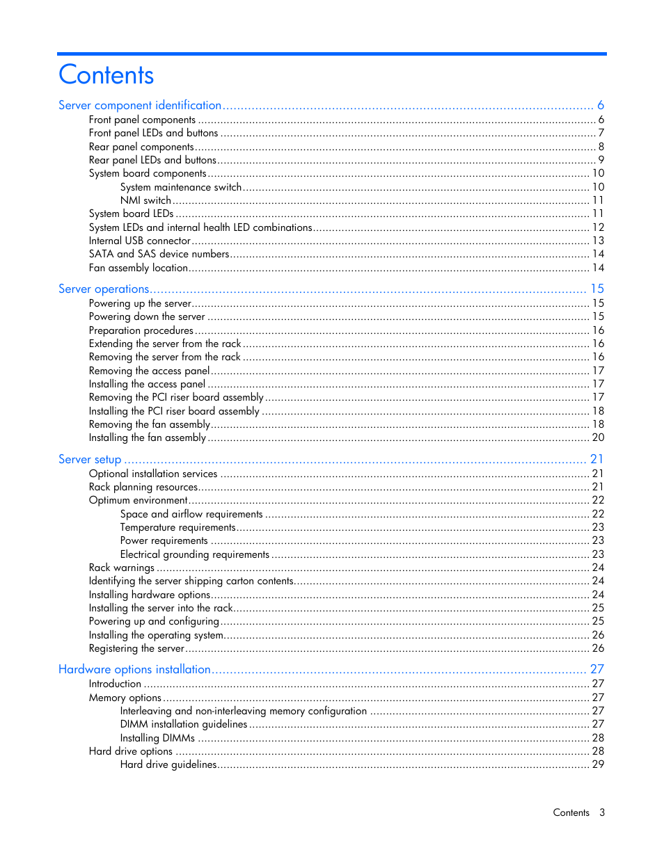 HP AMS DL320 User Manual | Page 3 / 86