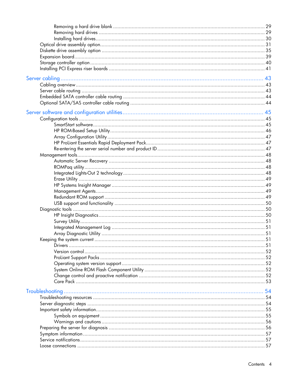 HP AMS DL320 User Manual | Page 4 / 86