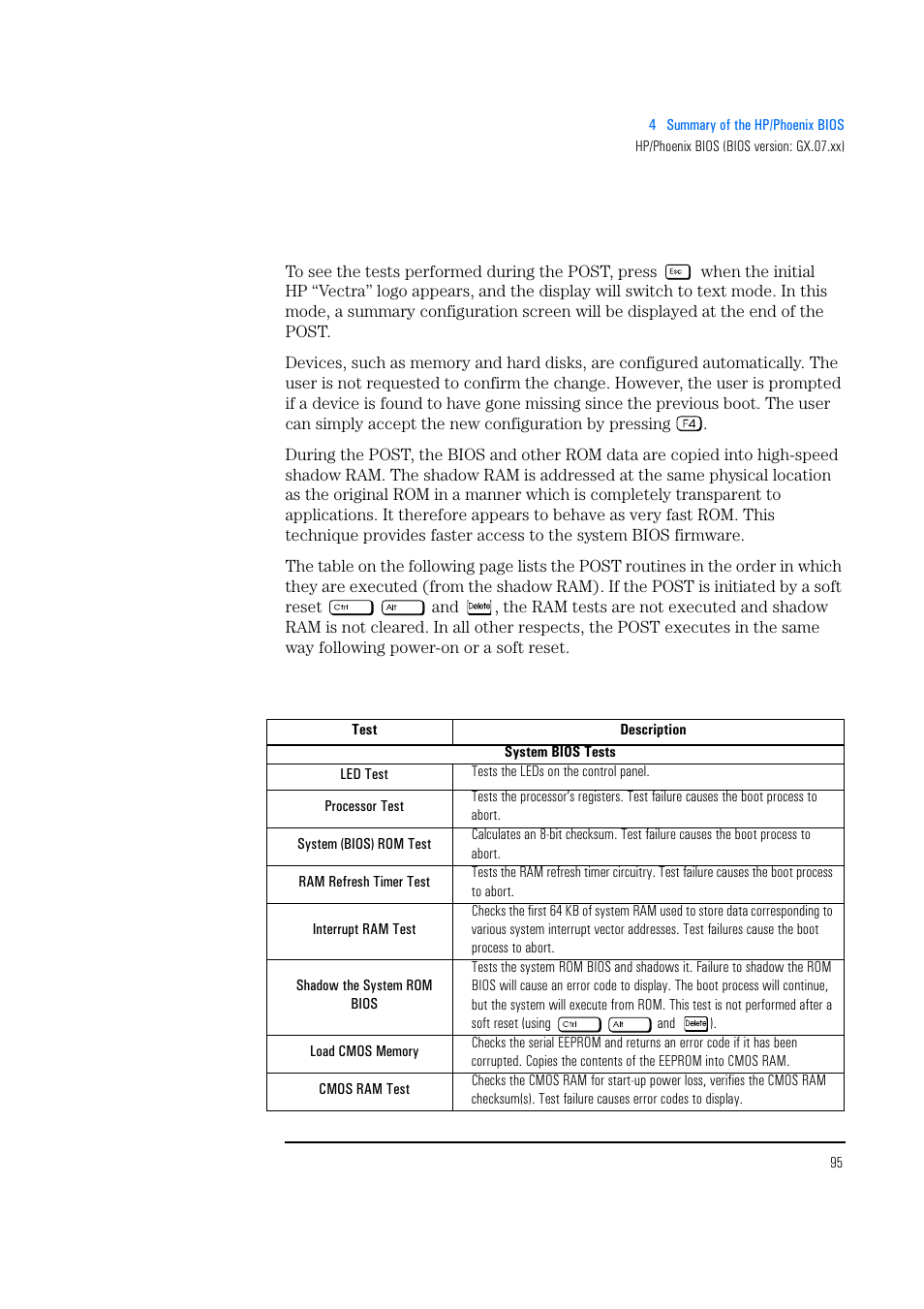 HP Vectra 500 Series User Manual | Page 95 / 146