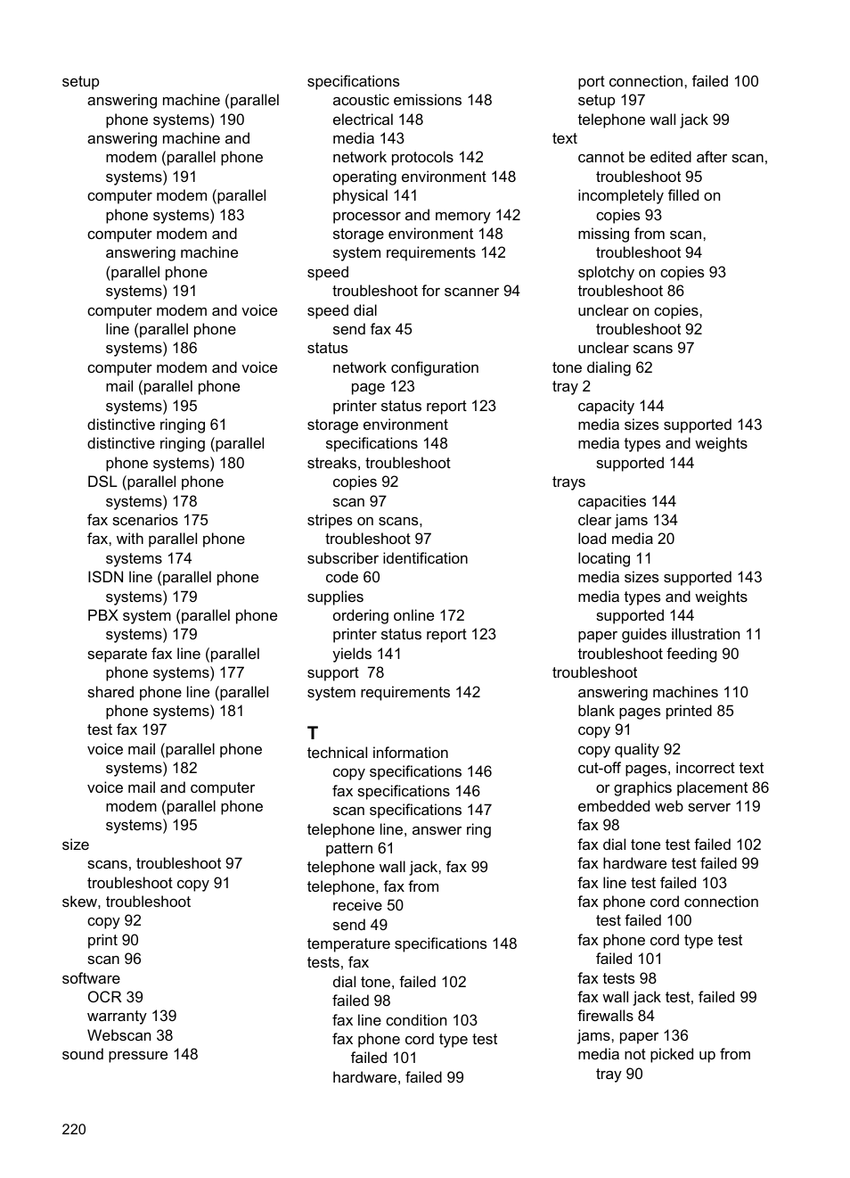 HP 4620 User Manual | Page 224 / 228