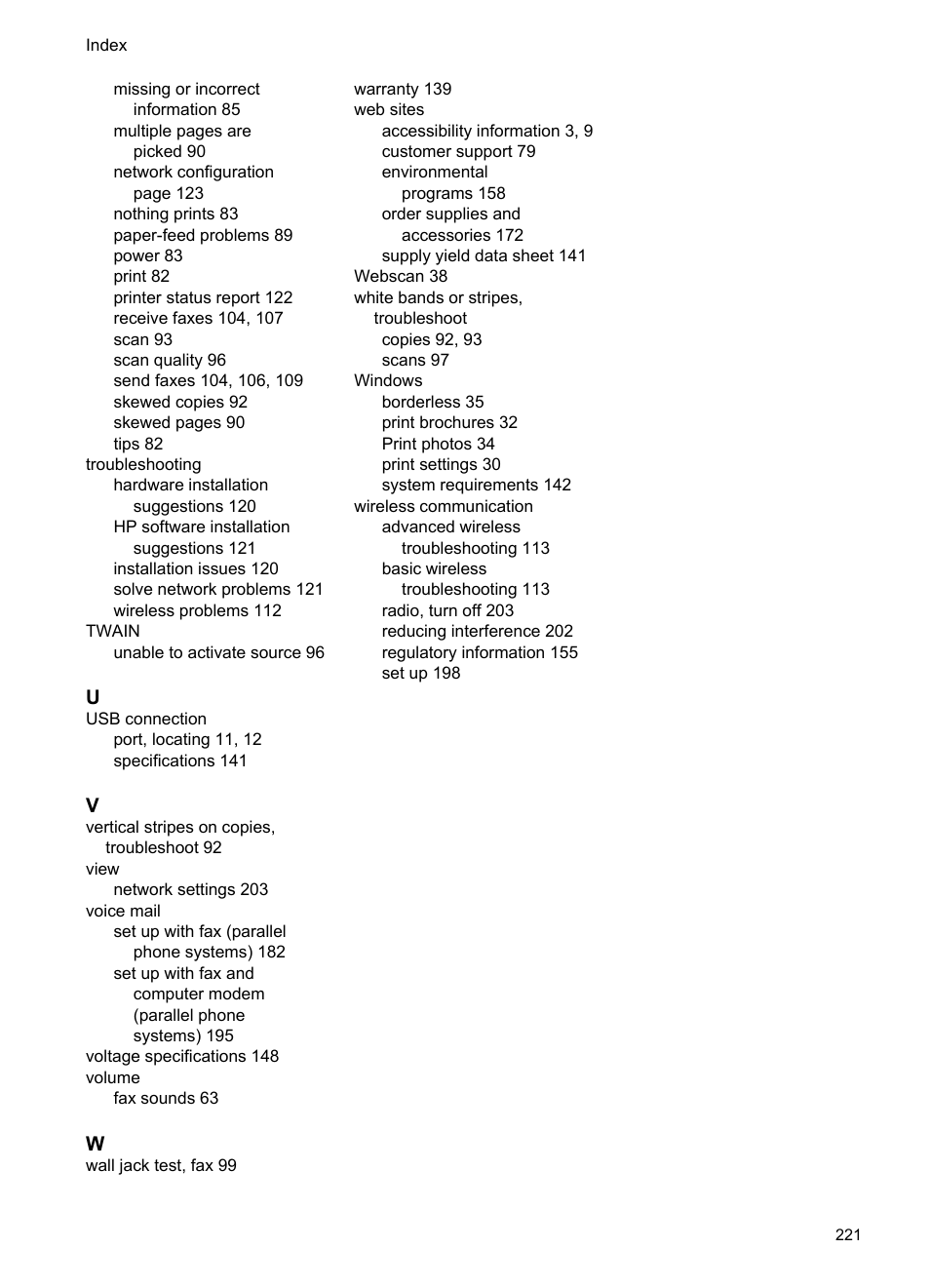 HP 4620 User Manual | Page 225 / 228