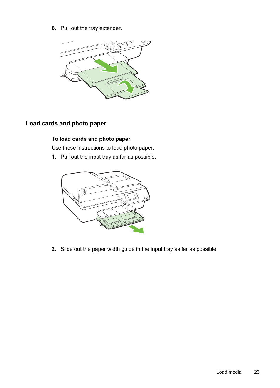 Load cards and photo paper | HP 4620 User Manual | Page 27 / 228