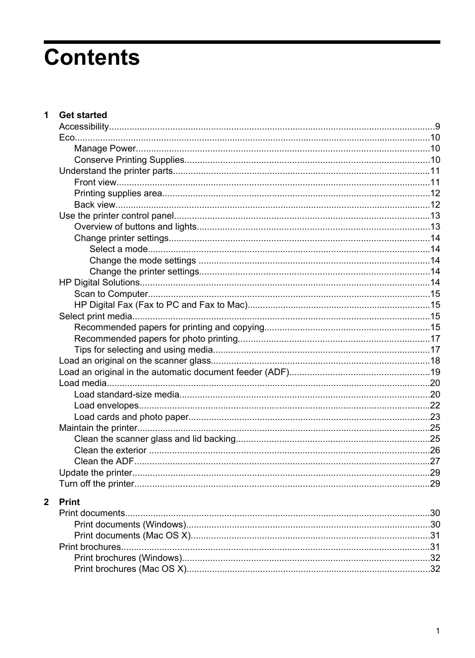HP 4620 User Manual | Page 5 / 228