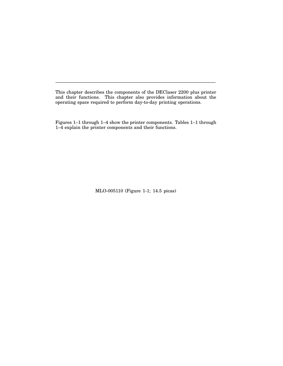 Printer components, Chapter 1, 1 functions of the printer components | HP 220240 User Manual | Page 18 / 255