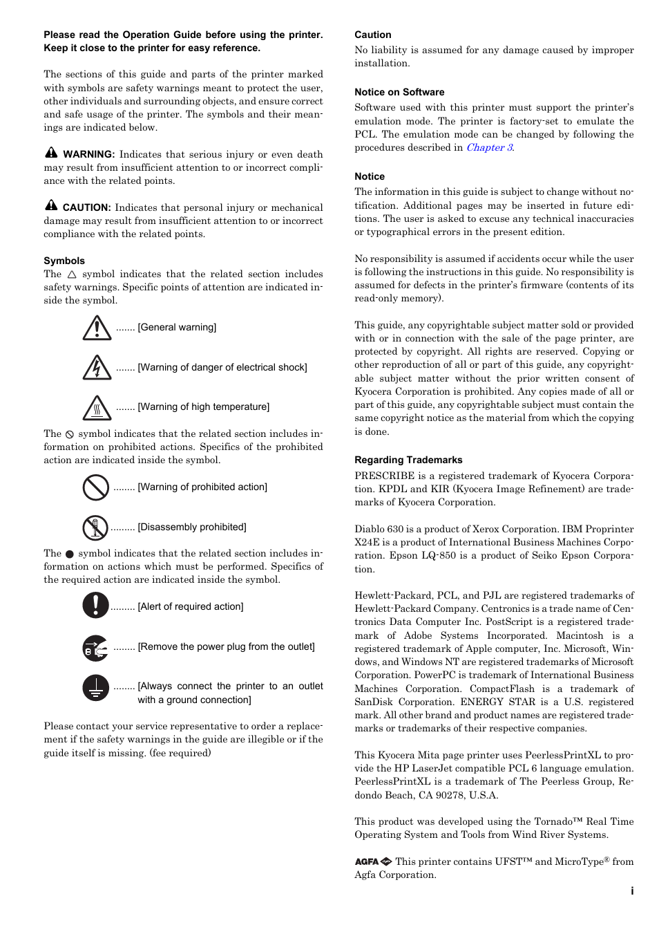 HP WP36/50 User Manual | Page 2 / 115