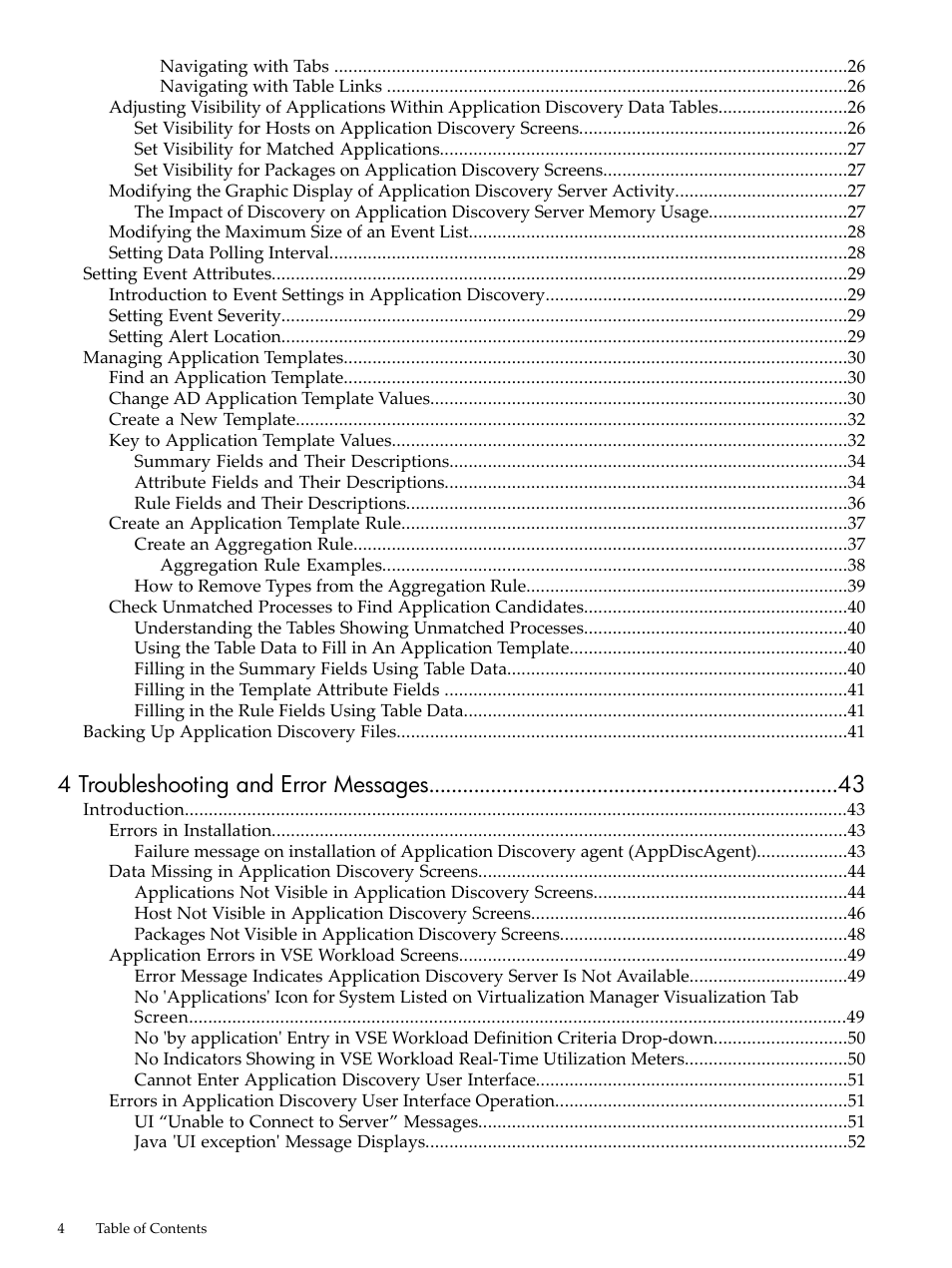 4 troubleshooting and error messages | HP 5992-3838 User Manual | Page 4 / 78