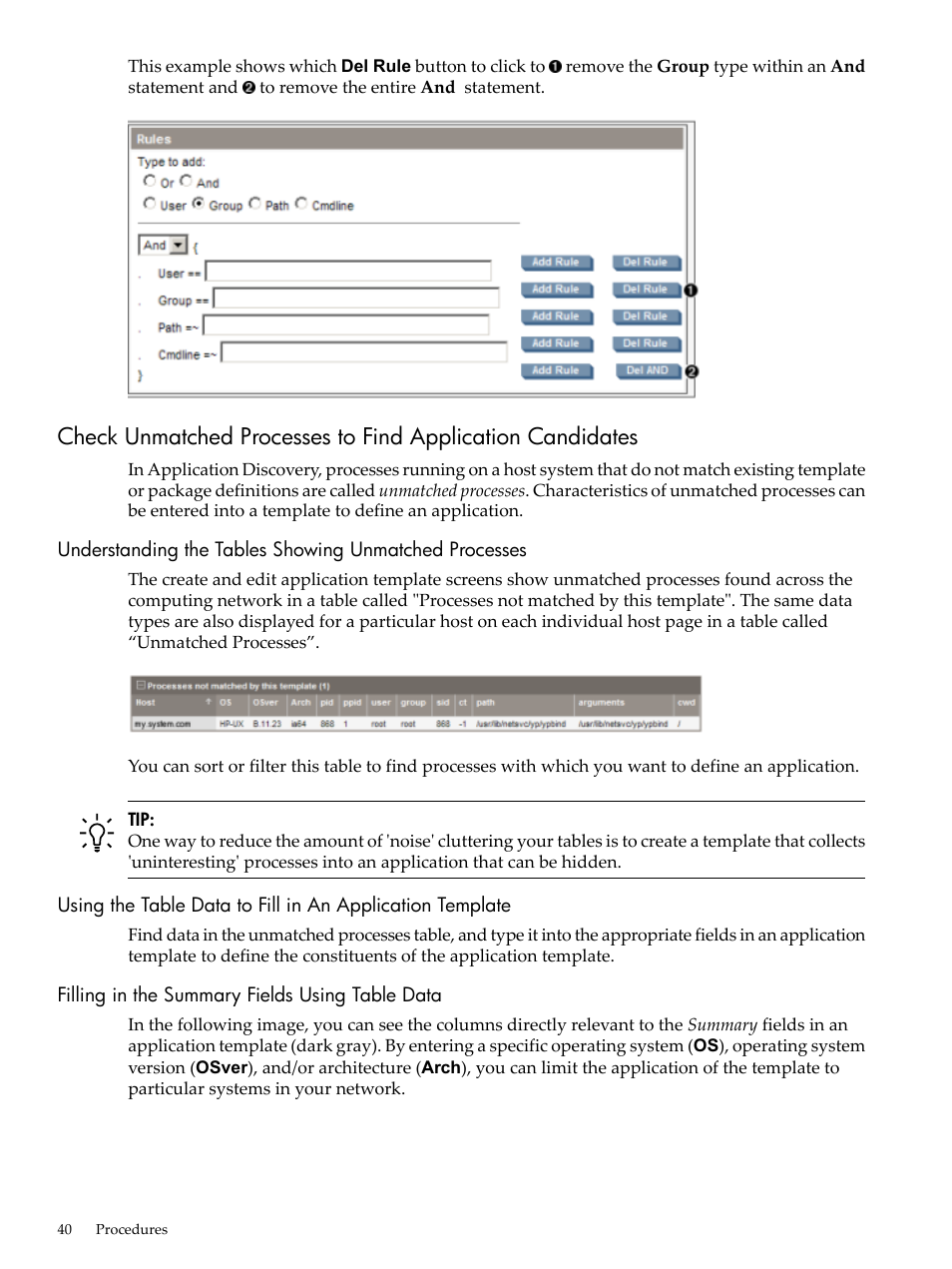 Filling in the summary fields using table data | HP 5992-3838 User Manual | Page 40 / 78