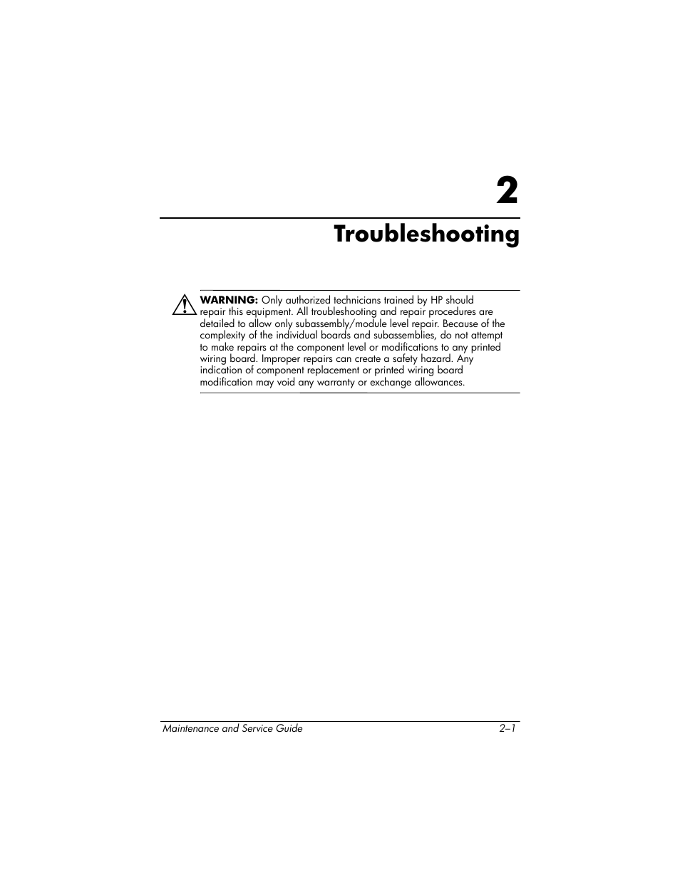 Troubleshooting, 2 troubleshooting | HP zx5000 User Manual | Page 35 / 272