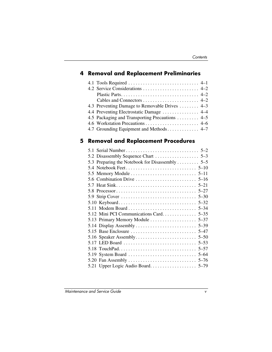 HP zx5000 User Manual | Page 5 / 272