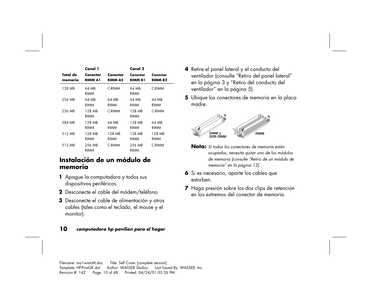 HP 79XXY User Manual | Page 110 / 144