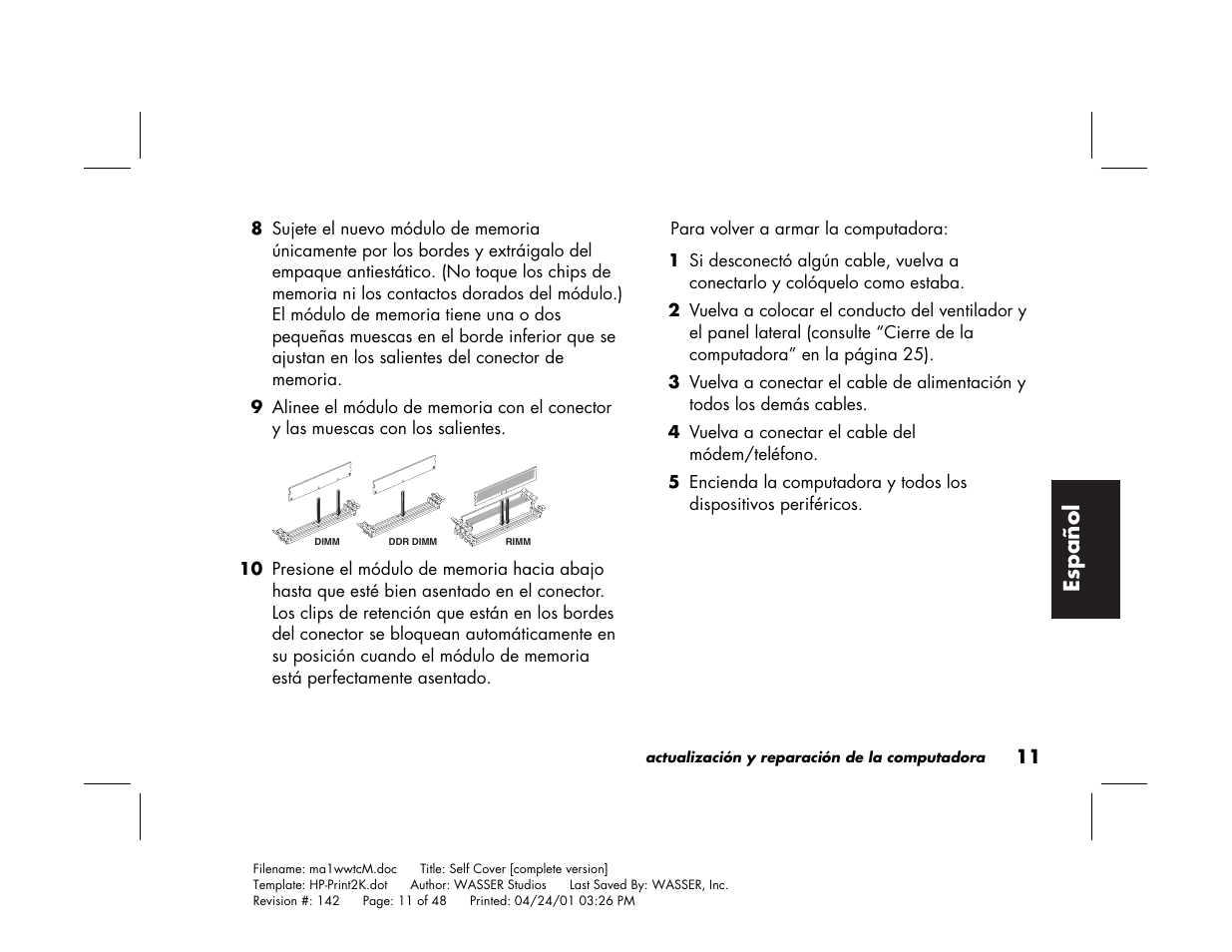HP 79XXY User Manual | Page 111 / 144