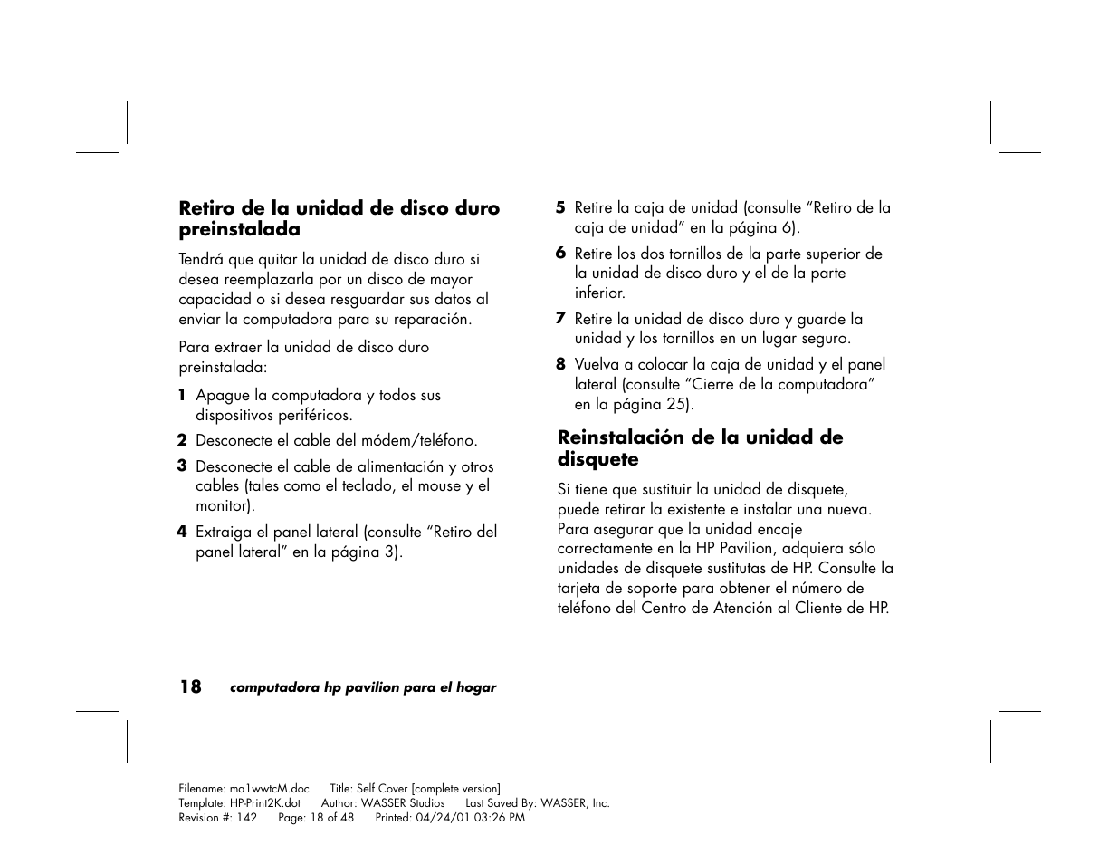 HP 79XXY User Manual | Page 118 / 144