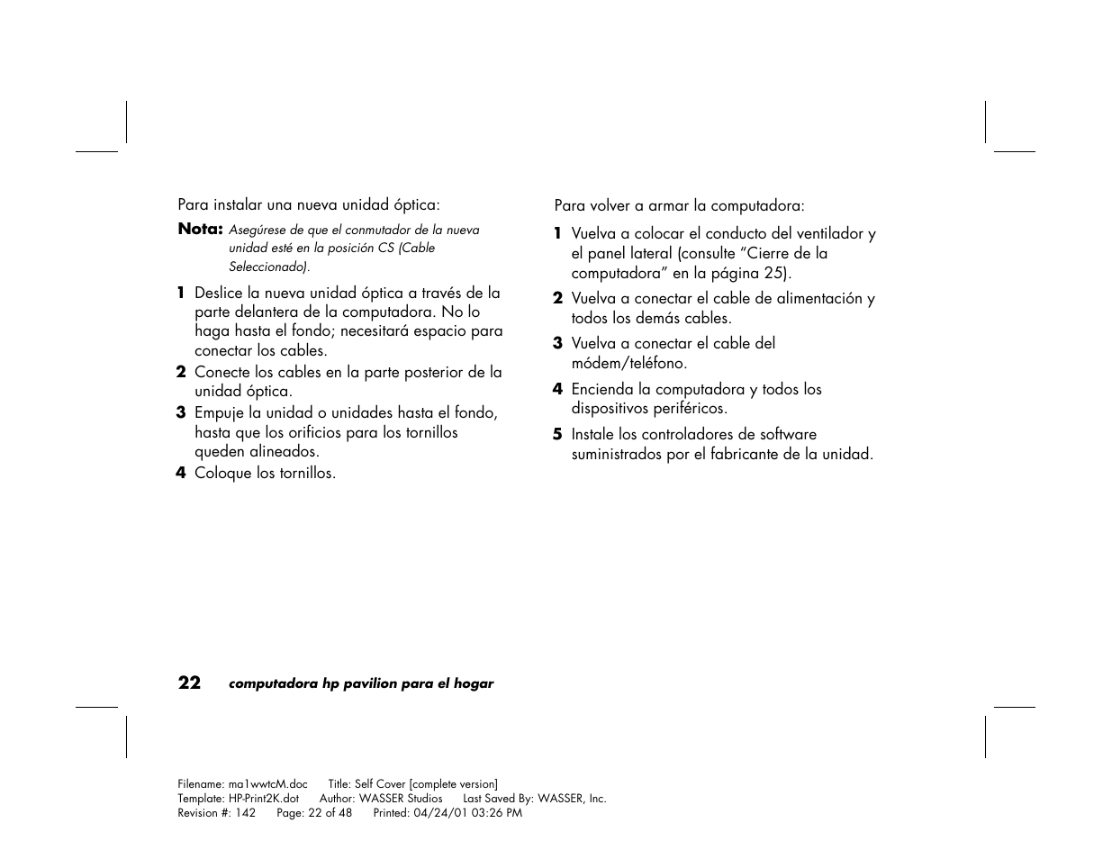 HP 79XXY User Manual | Page 122 / 144