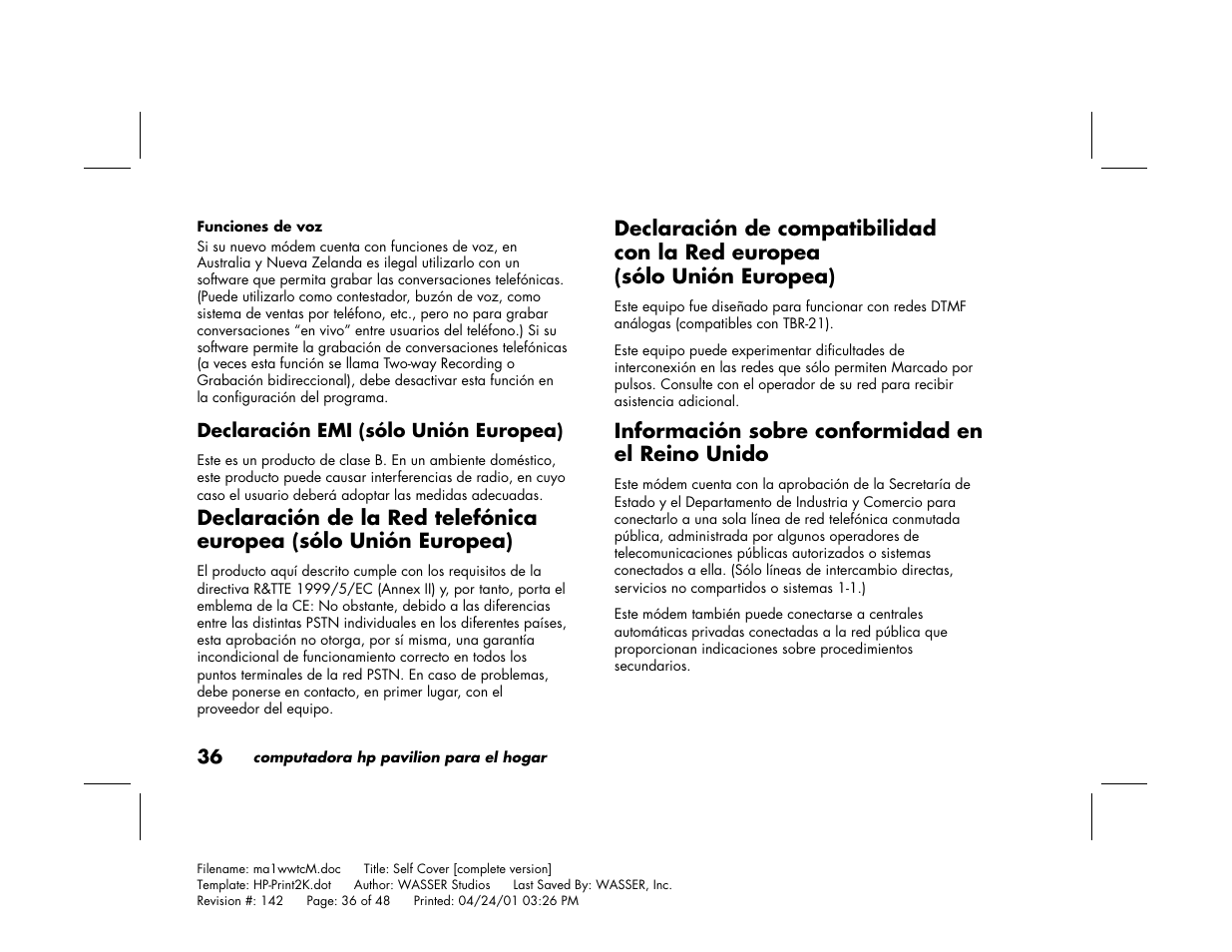 HP 79XXY User Manual | Page 136 / 144