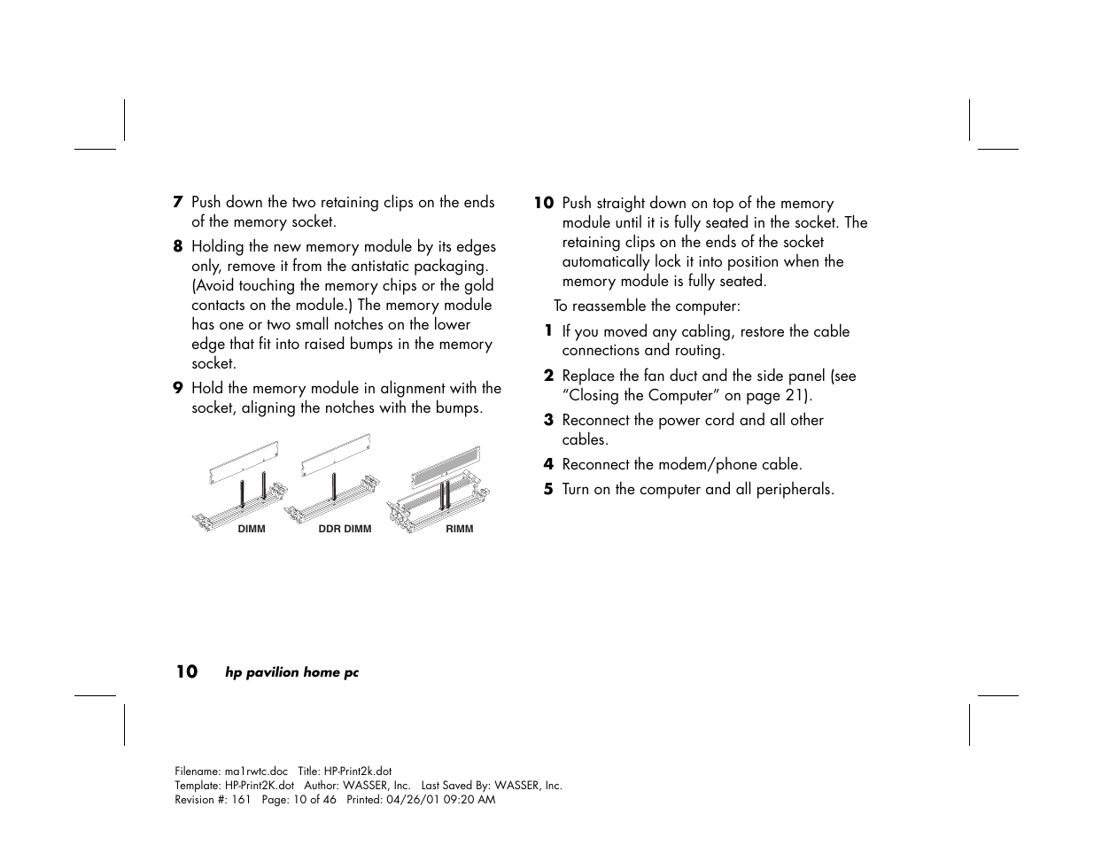 HP 79XXY User Manual | Page 14 / 144