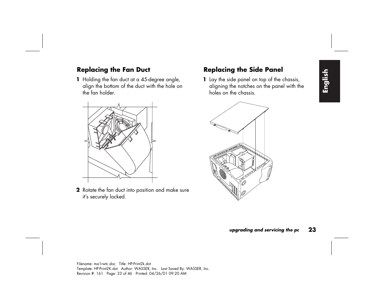 HP 79XXY User Manual | Page 27 / 144