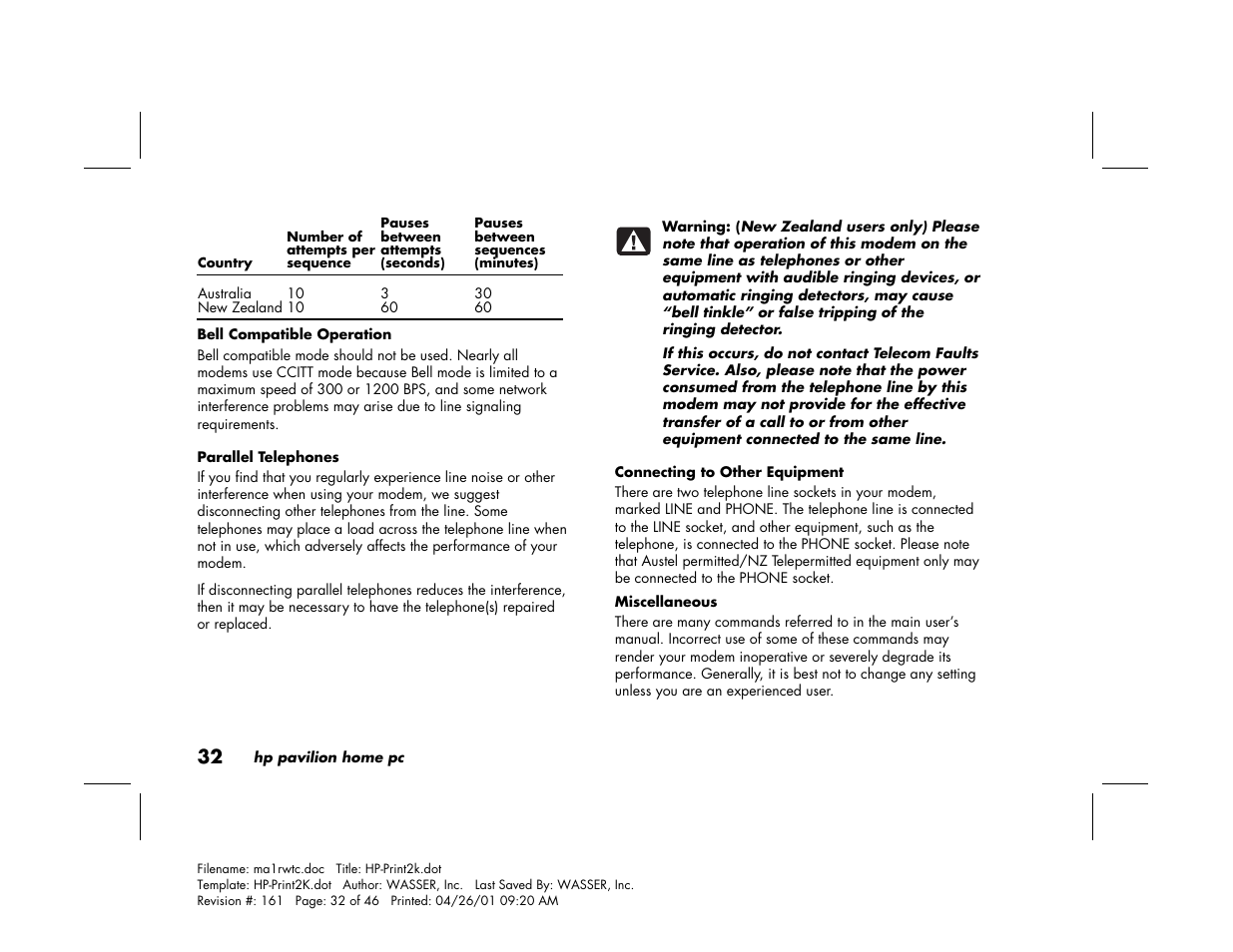 HP 79XXY User Manual | Page 36 / 144